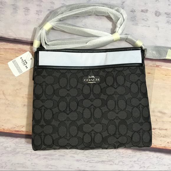 Coach Handbags - Coach Purse Black & Gray “NWT”